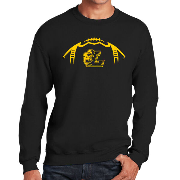 Football L - Heavy Blend Crewneck Sweatshirt Thumbnail
