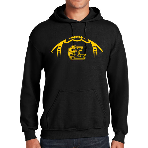 Football L - Heavy Blend ™ Hooded Sweatshirt Thumbnail