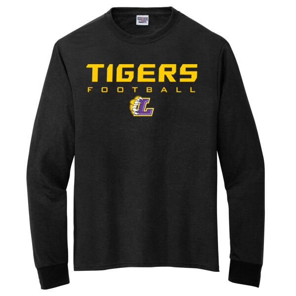 Tigers Football  - Dri Power ® 100% Polyester Long Sleeve T Shirt Thumbnail