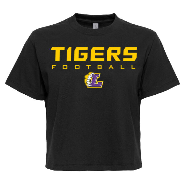 Tigers Football  - Women's Heavyweight Boxy Tee Thumbnail